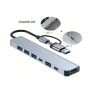 HUB USB AVEC ADAPTATEUR USBC 7 PORTS – VORTEX ELECTRONICS