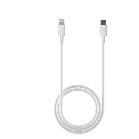 Câble USB-C vers Lightning CAB_1CMFI_WHT VORTEX ELECTRONICS
