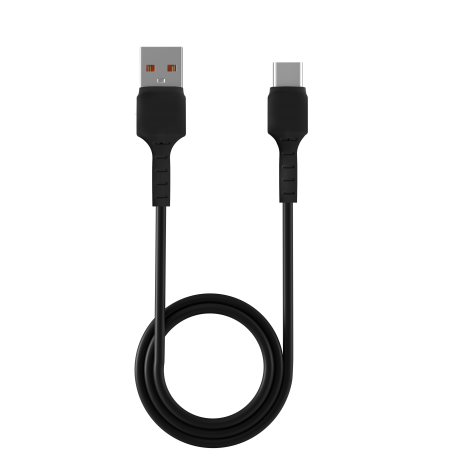 Câble USB-A vers USB-C CAB_1AC_BLCK VORTEX ELECTRONICS