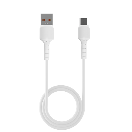 Câble USB-A vers Micro USB CAB_2AMIC_WHT VORTEX ELECTRONICS