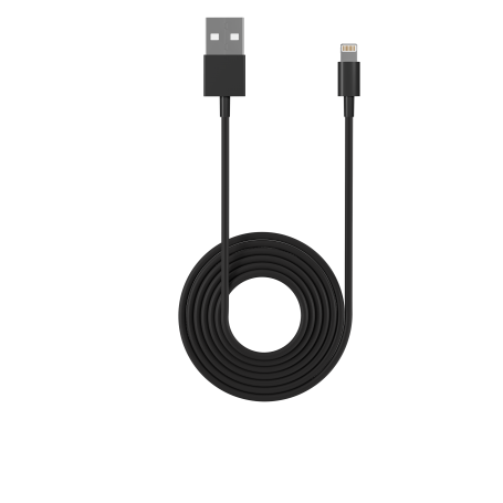 Câble USB-A vers Lightning CAB_3ALIT_BLK VORTEX ELECTRONICS