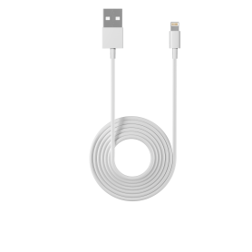 Câble USB-A vers Lightning CAB_3ALIT_WHT VORTEX ELECTRONICS
